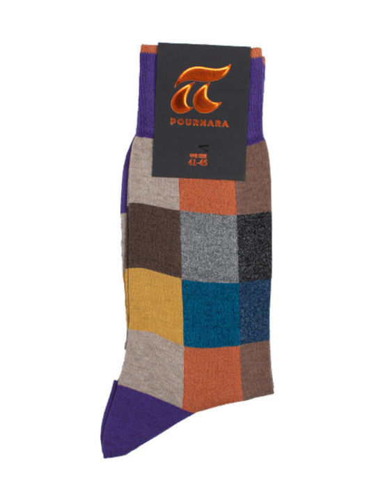 Pournara Men's Patterned Socks Multicolour