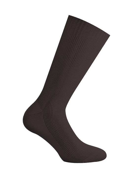 Walk Men's Solid Color Socks Black