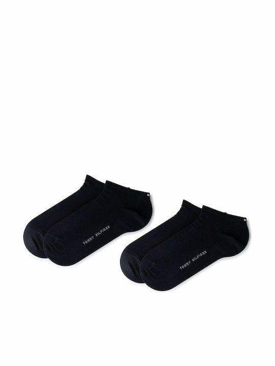 Tommy Hilfiger Γυναικείες Μονόχρωμες Κάλτσες Midnight 2Pack