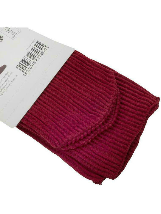 Tamaris Women's Solid Color Socks Burgundy