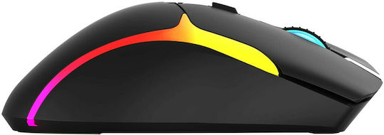 Marvo M729W Ασύρματο RGB Gaming Ποντίκι 4800 DPI Μαύρο