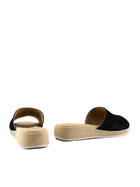 Women's Platform Wedge Sandals Black