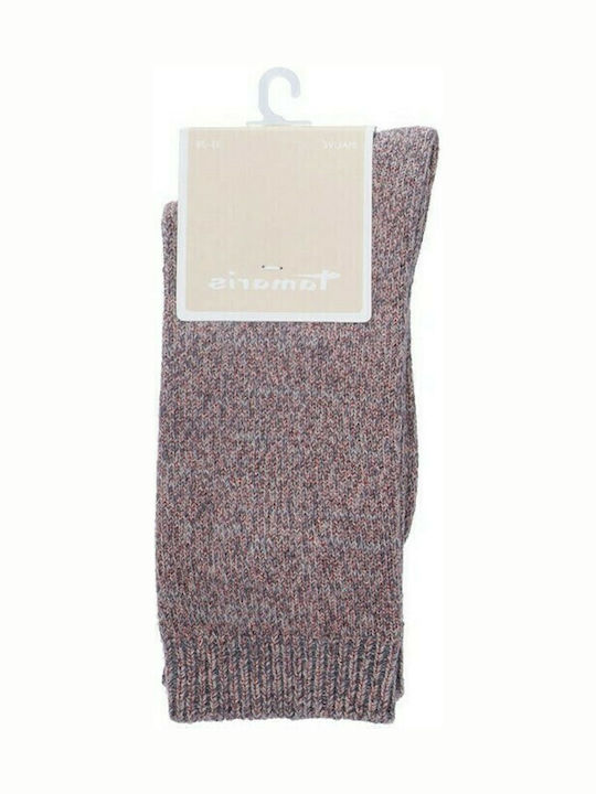 Tamaris Women's Solid Color Socks Purple