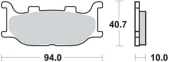 SBS Motorcycle Brake Pads Front Yamaha Xj6 09-15 Mt-03 660 06-12 XVS 1100 Drag Star 99-05 for Yamaha MT-03