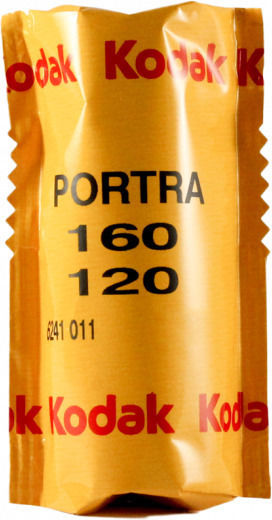 Kodak Color Negative Portra 160 Roll Film 120 (5x16 Exposures)