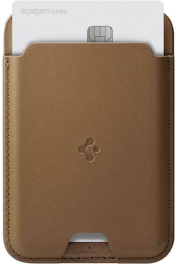 Spigen MagSafe Θήκη Καρτών Valentinus σε Καφέ χρώμα