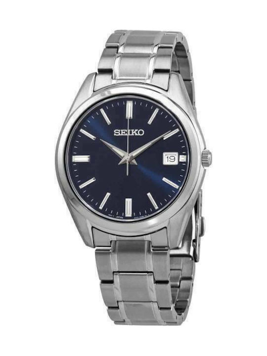 Seiko Conseptual Ρολόι Μπαταρίας με Μεταλλικό Μπρασελέ