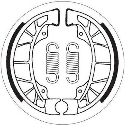 SBS Motorradbremsbeläge Vorderseite Gilera Runner 50 Sp / Piaggio Zip 50 für Gilera Läufer Piaggio ZIP Vespa 50