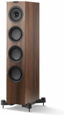 Kef Q550 Paar Hi-Fi Lautsprecher Boden 130W 2.5 Anzahl von Fahrern B18xT27.8xH87.3cm. Walnuss