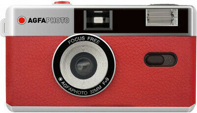 AgfaPhoto Analogue 35mm Compact Φωτογραφική Μηχανή Κόκκινη