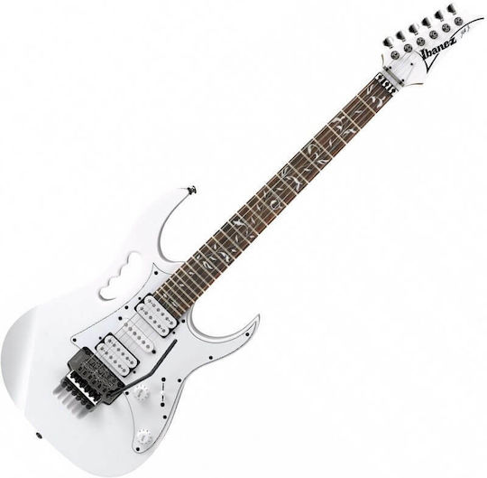 Ibanez JEMJR Electric Guitar Stratocaster with HSH Pickup Configuration White