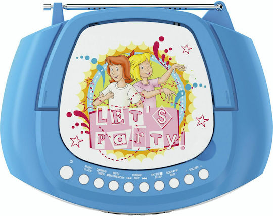 Technisat Digitradio 1990 Bibi & Tina Sistem Audio Portabil cu Bluetooth MP3 USB Radio Albastru