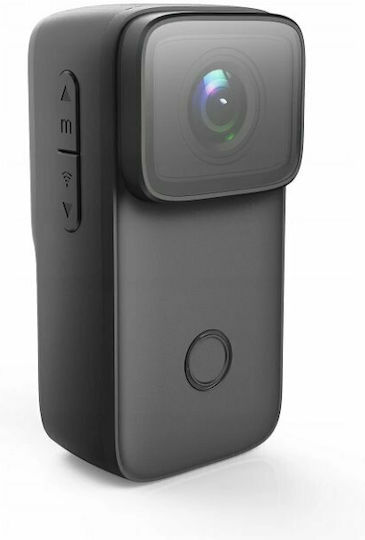 SJCAM C200 Action Camera 4K Ultra HD 360° Underwater Shooting (With Case) Standard With 1.28" Screen And Wi-Fi Black