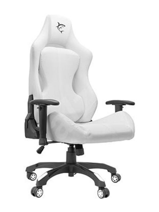 White Shark Monza Gaming Stuhl mit verstellbaren Armlehnen Weiß