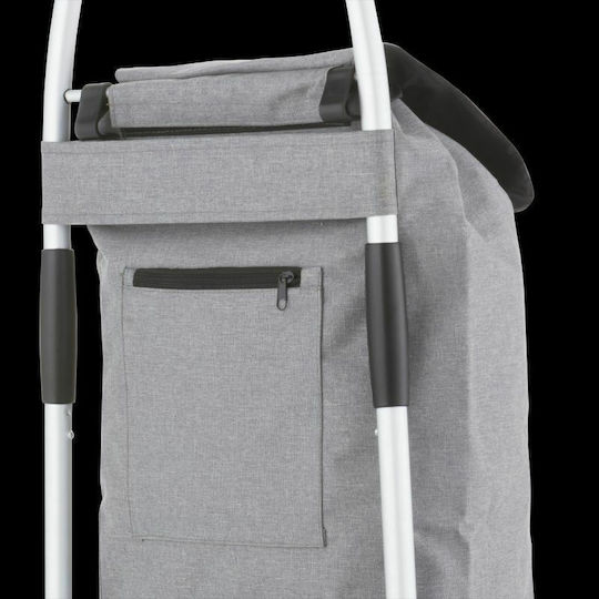 Classic Premium Shopping Trolley Grey 30x20x60cm