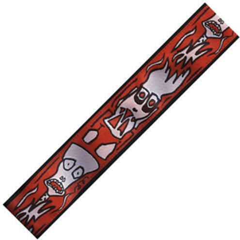 Daddario Joe Satrani Woven Guitar Strap Up in Flames