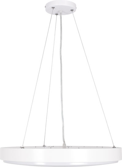 GloboStar Casper Deckenleuchte Weiß LED mit Verstellbarem Weißes Licht 45x45cm