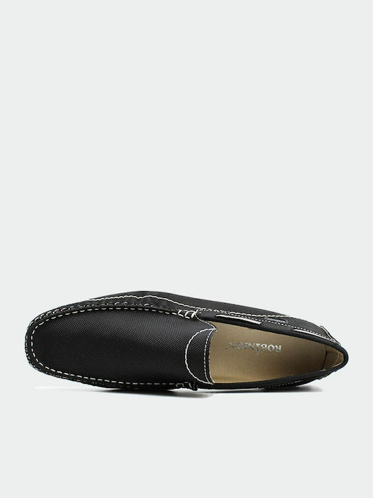 Men's Leather Moccasins Black