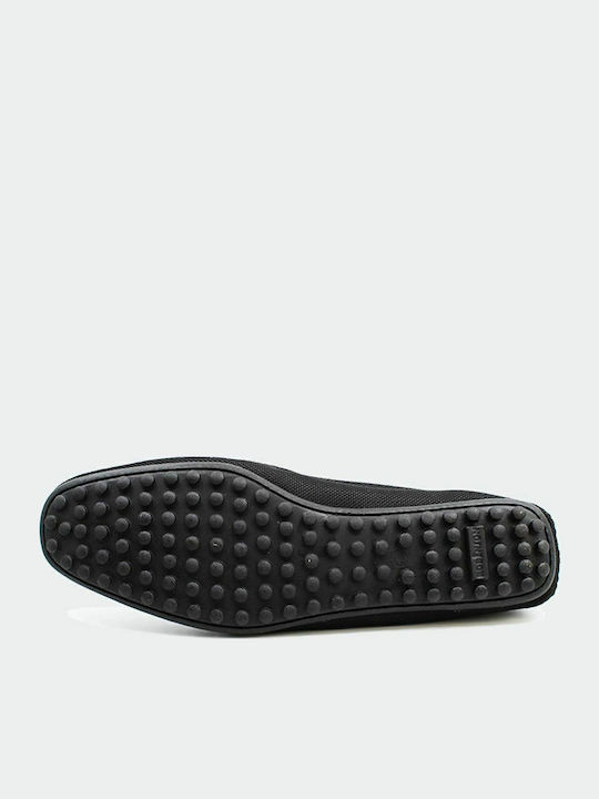 Men's Leather Moccasins Black