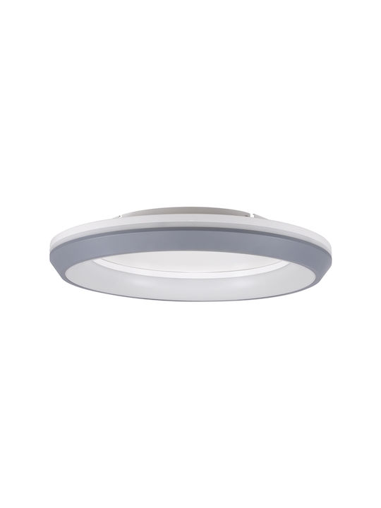 GloboStar Melina Deckenleuchte 48cm Gray mit Integrierter LED und Fernbedienung