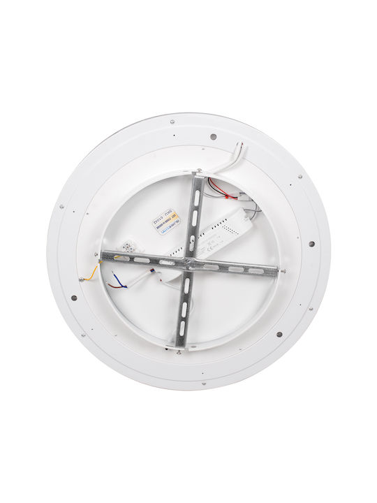 GloboStar Melina Deckenleuchte 48cm Gray mit Integrierter LED und Fernbedienung