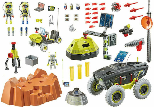 Playmobil Weltraum Mission zum Mars mit Raumfahrzeugen für 6-12 Jahre