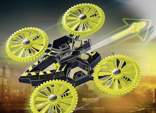 Playmobil City Action Police Jet with Drone for 5-10 years old