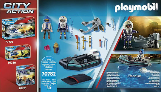 Playmobil City Action Jet Pack with Boat for 5-10 years old