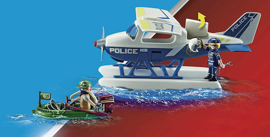 Playmobil Действие на града Police Seaplane за 5-10 години