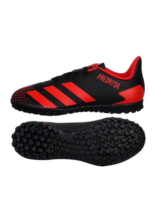 Παιδικά Ποδοσφαιρικά Παπούτσια Predator 20.4 Turf με Σχάρα Core Black / Active Red