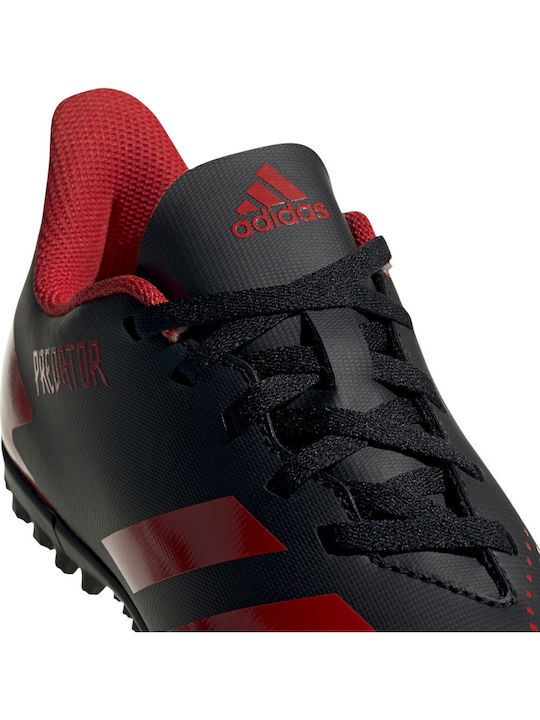 Παιδικά Ποδοσφαιρικά Παπούτσια Predator 20.4 Turf με Σχάρα Core Black / Active Red