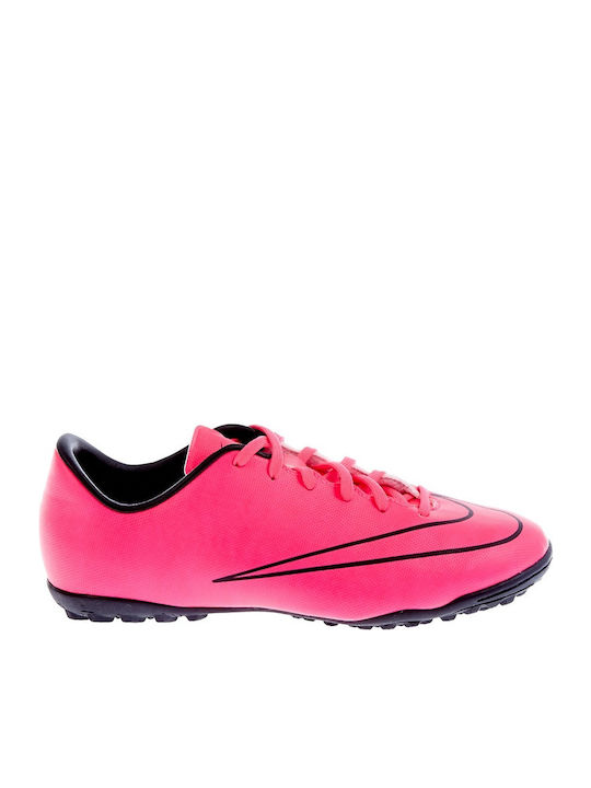 Mercurial Victory V TF Kids Turf Soccer Shoes Fuchsia