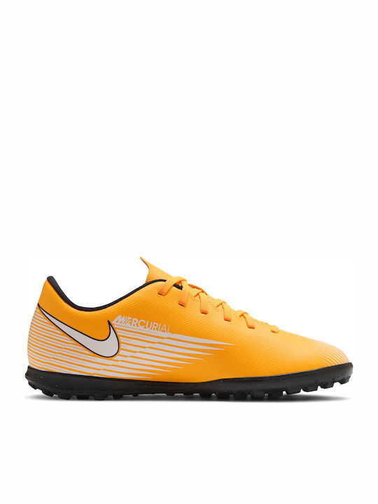 Παιδικά Ποδοσφαιρικά Παπούτσια Vapor 13 Club TF με Σχάρα Πορτοκαλί