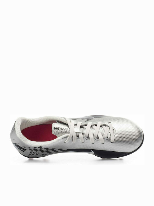 Vapor 13 Club FG/MG Παιδικά Ποδοσφαιρικά Παπούτσια με Τάπες Ασημί