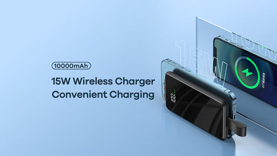 Remax RPP-226 Tangee II Power Bank 10000mAh 22.5W με Θύρα USB-A και Θύρα USB-C Power Delivery / Quick Charge 2.0 Μαύρο