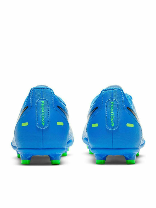Phantom GT MG Kids Soccer Cleats Molded Outsole Blue