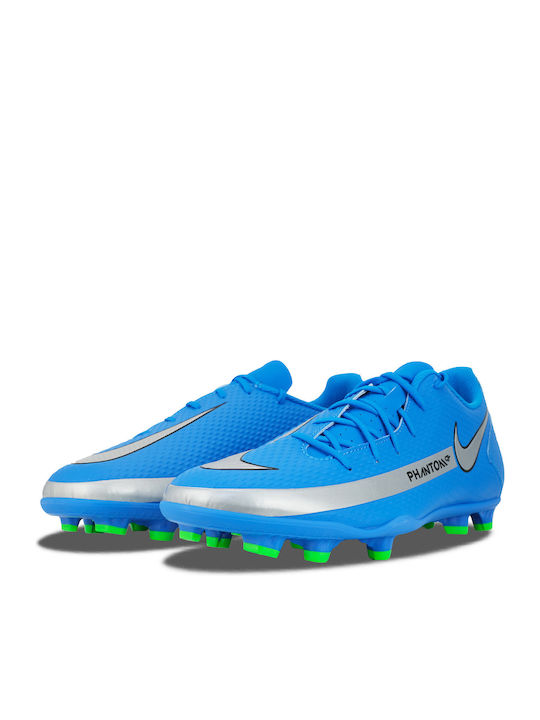 Phantom GT MG Kids Soccer Cleats Molded Outsole Blue
