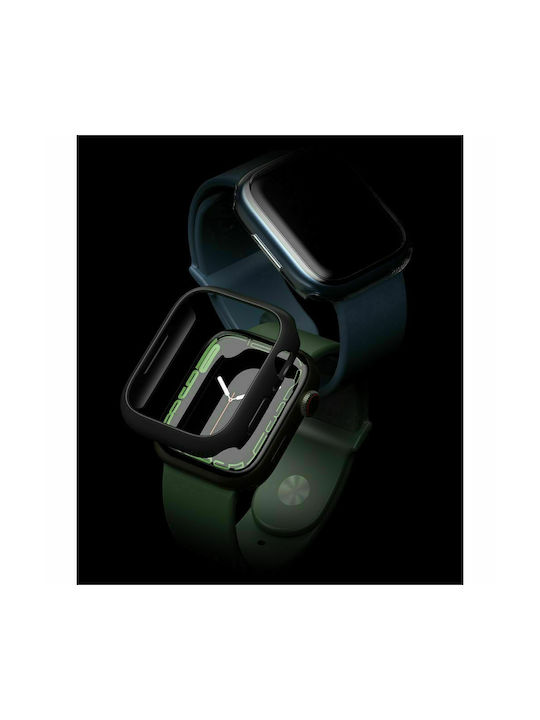 Ringke Slim 2-Pack Plastikhülle Clear & Matte Black für das Apple Watch 45mm