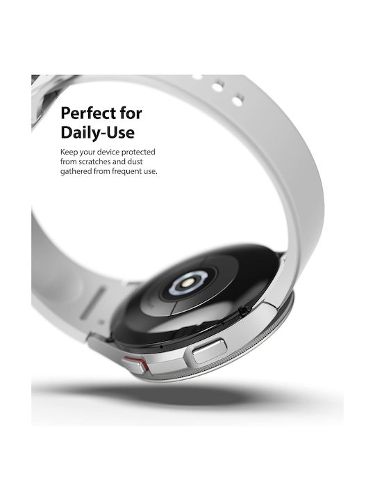 Ringke Bezel Styling σε Ασημί χρώμα για το Galaxy Watch 4 Classic 46mm