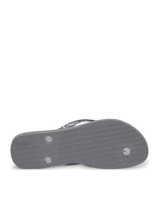 Slim Glitter II Women's Flip Flops Silver