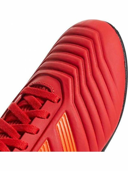 Predator 19.3 TF Kids Turf Soccer Shoes with Sock Active Red / Solar Red / Core Black