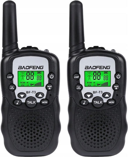 Baofeng BF-T3 Walkie Talkie με Μονόχρωμη Οθόνη Σετ 2τμχ