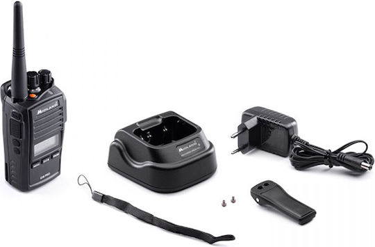 Midland G18 Pro Transmițător Wireless PMR 0.5W cu Ecran Monocrom