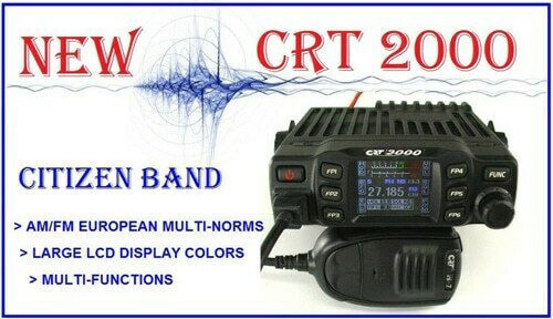 CRT 2000 CB Αυτοκινήτου 4W με Έγχρωμη Οθόνη