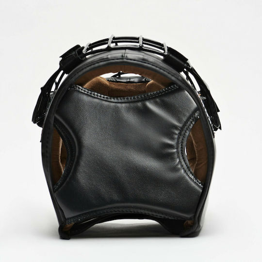 Leone Fighter Boxhelm Erwachsene Volles Gesicht Schwarz