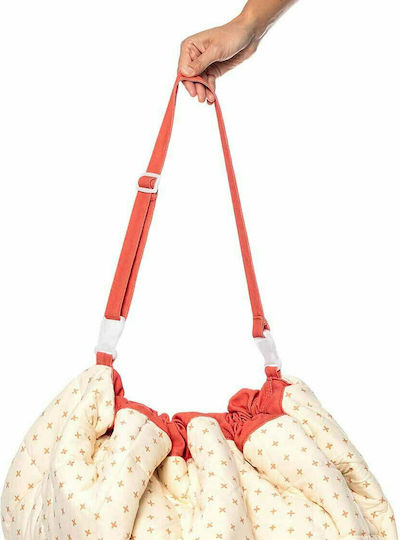 Play&go Kinder Spielmatte aus Stoff Icons Beige 120x40cm 1Stück