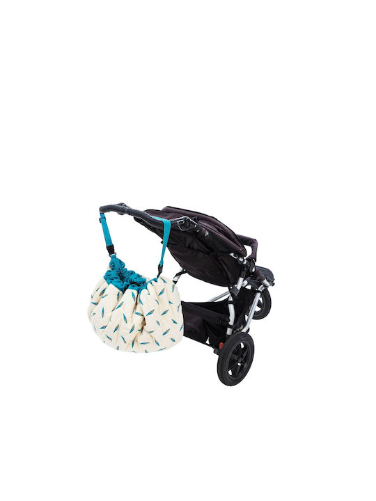 Play&go Saltea de Joacă pentru Copii din Țesătură Moulin Roty Olga Albastru deschis 40cm 1buc