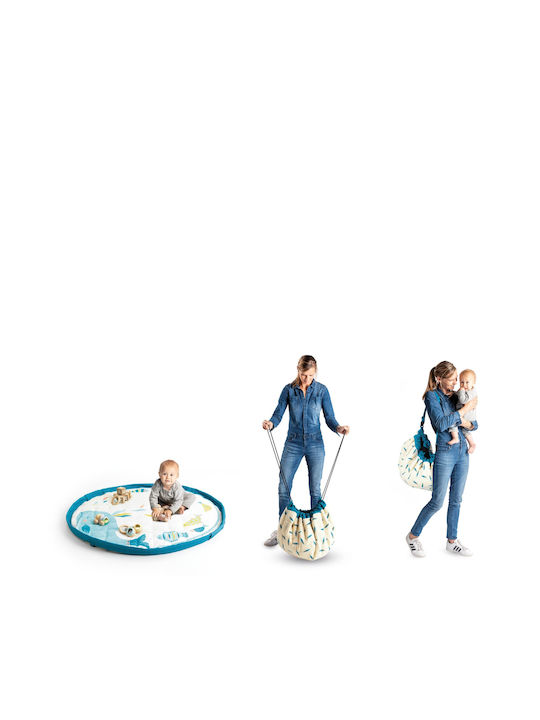 Play&go Saltea de Joacă pentru Copii din Țesătură Moulin Roty Olga Albastru deschis 40cm 1buc