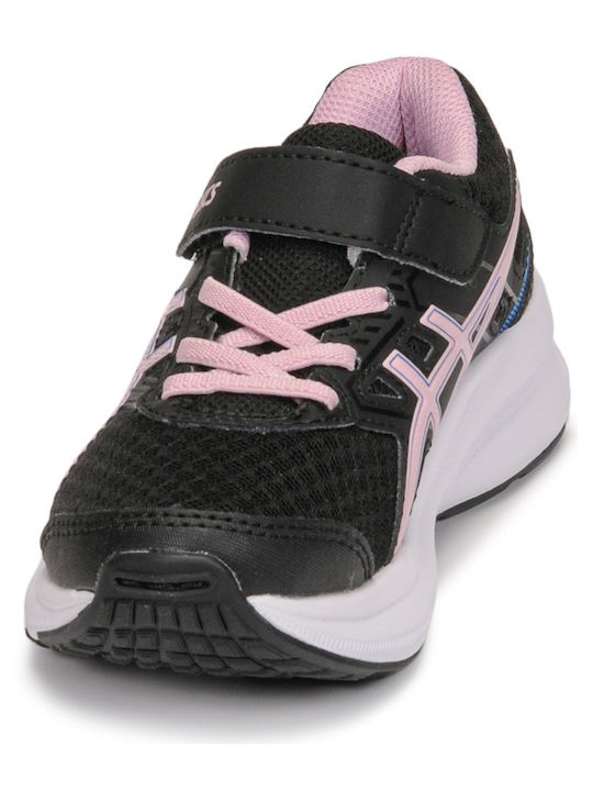 Jolt 3 Kids Sports Shoes Running with Hoop & Loop Closure Black