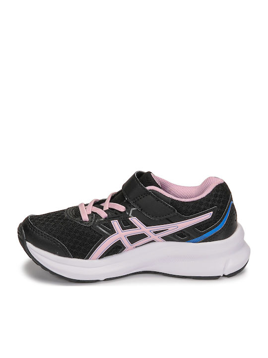 Jolt 3 Kids Sports Shoes Running with Hoop & Loop Closure Black
